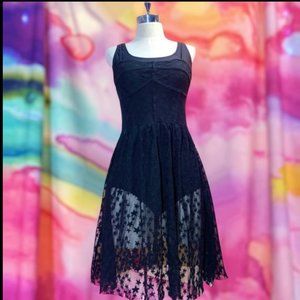 WILD FABLE SHEER SHOOTING STAR DRESS
